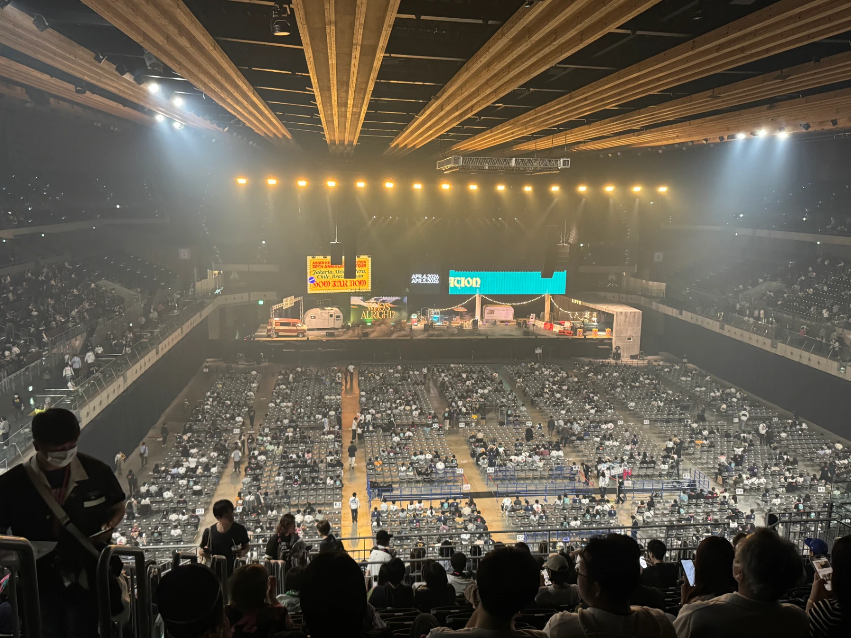 View from 3F G Block 17列 43番 Apr 5, 2026 Asian Kung-fu Generation "Thirty Revolutions"