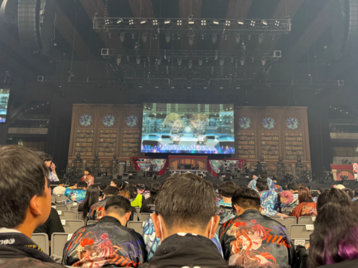 アリーナ A4 14列6番 2026年8月29日 Roselia十周年纪念专辑live 的视角