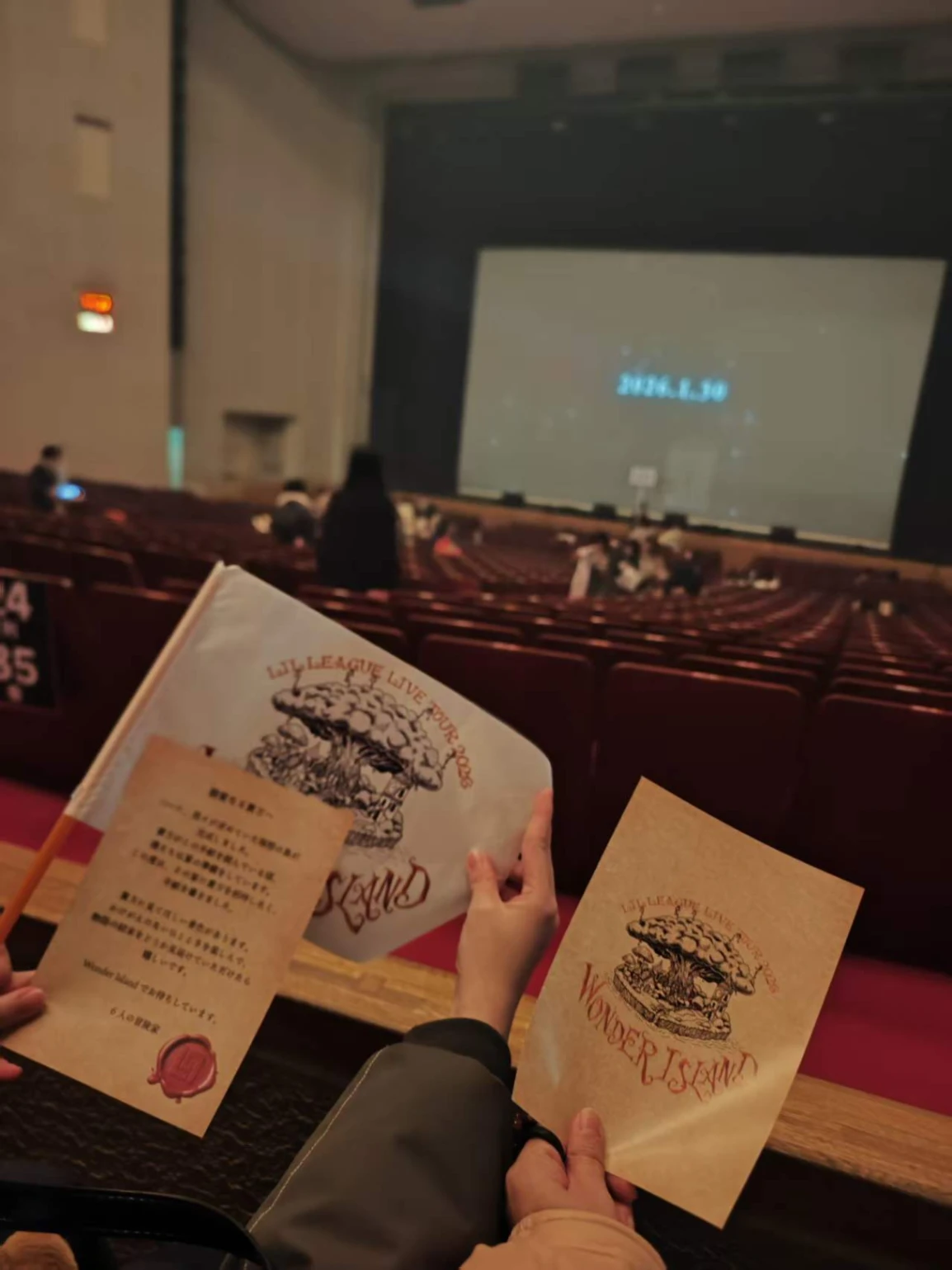 1F 25列 39番 2026年1月30日 LIL LEAGUE LIVE TOUR 2026 ″Wonder Island″ の視点