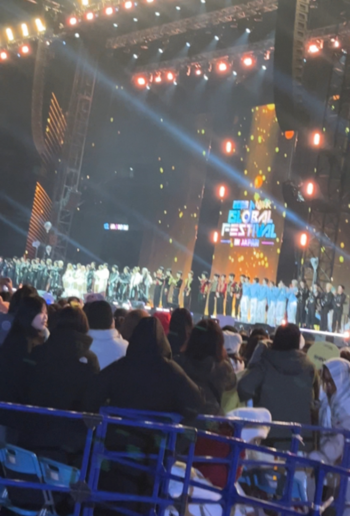 View from p19ブロック3列2番 Dec 14, 2025 music bank