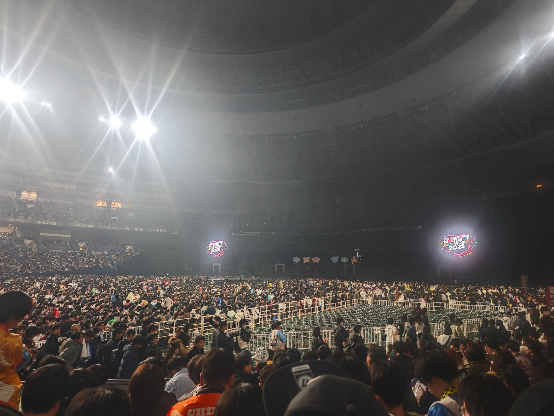 スタンド1塁側 下段 8通路 K列 164番 2025년 12월 14일 moiw2025 d2의 시점