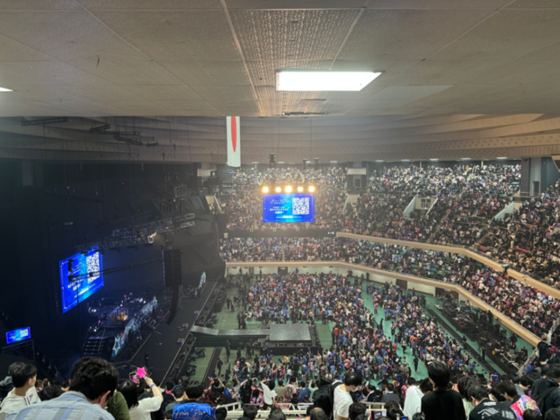 二階 西スタンド X列 29番 2025年5月26日 Poppin'Party - 10th Anniversary LIVE 「ホシノコドウ」 の視点