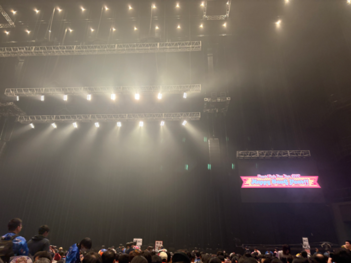 View from アリーナ F 2列 1-10号 Jan 3, 2026 Poppin'Party New Year LIVE-「Happy BanG Year！！」